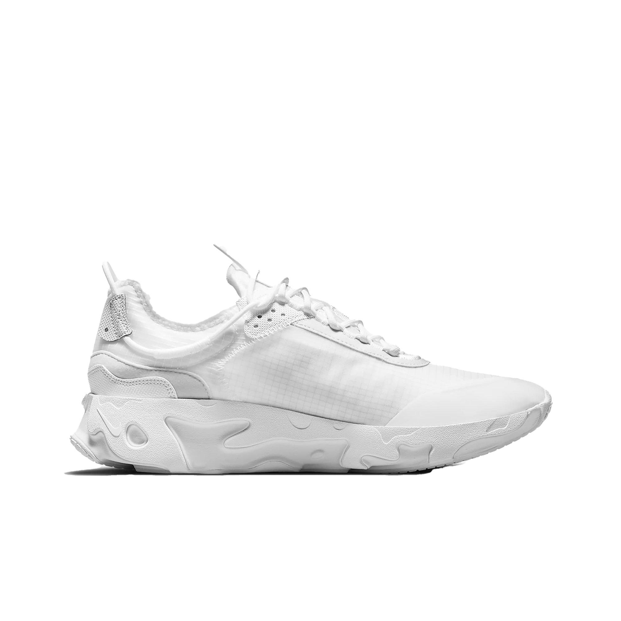 nike react all white mens